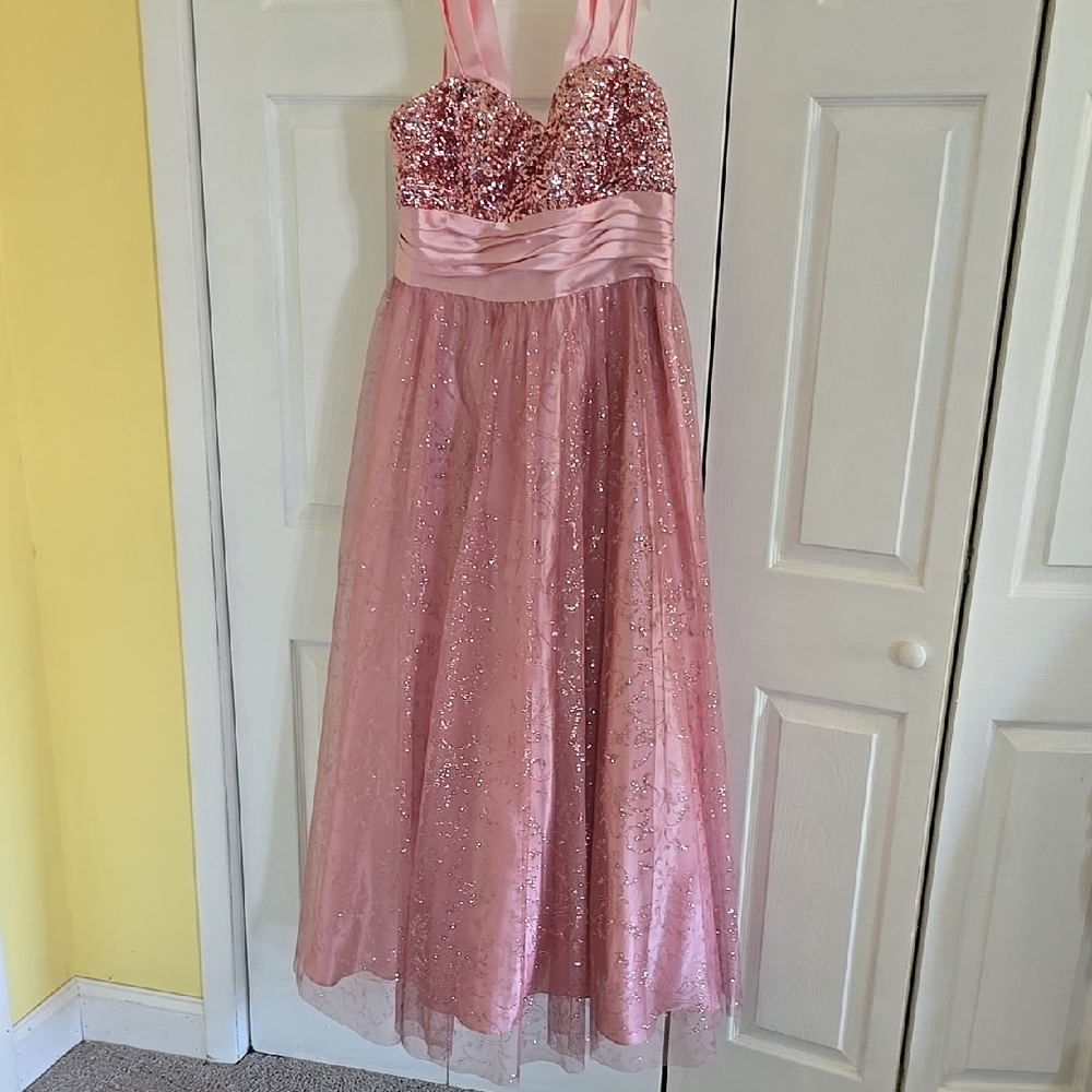 Sparkling Pink Dress Gown